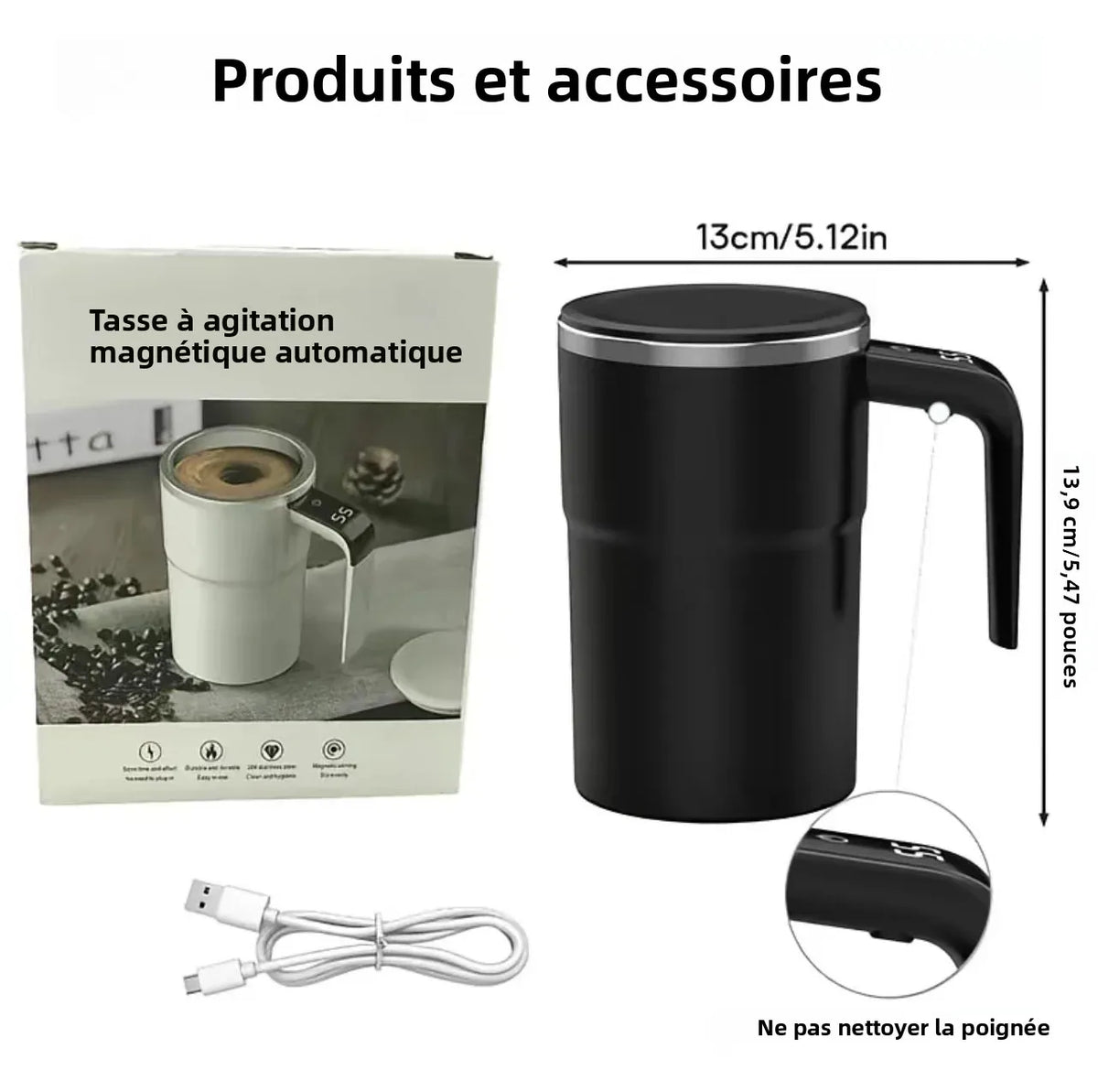 Caractéristiques du mug MixMug - capsule magnétique et étanchéité