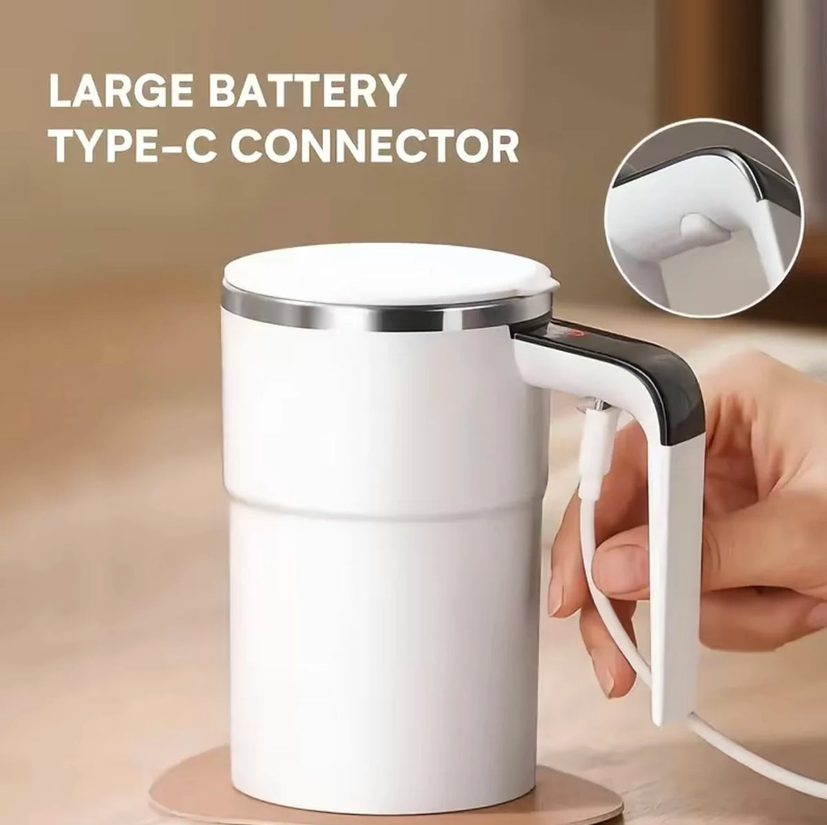 Étapes d'utilisation du mug auto-mélangeur MixMug
